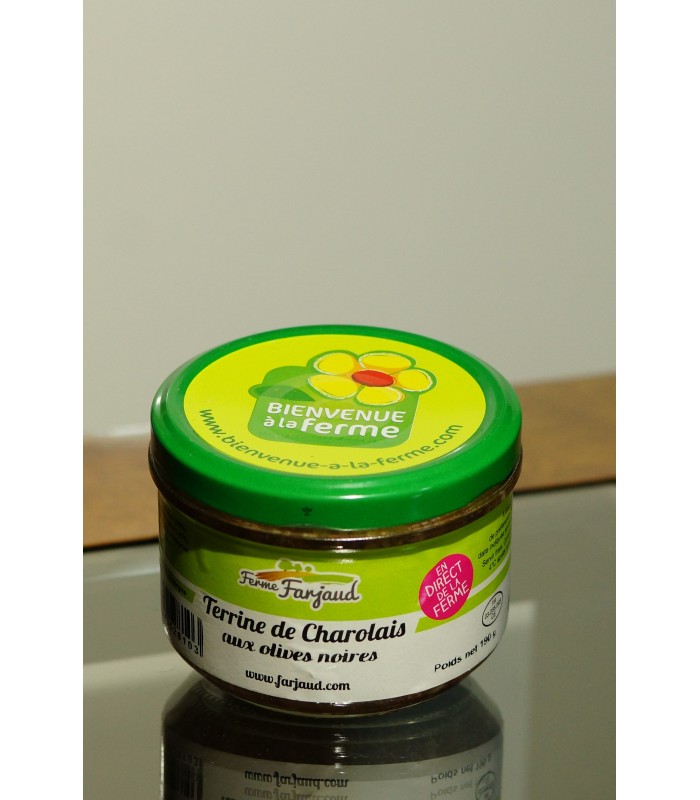 Terrine de Bœuf aux Olives, Vente Directe Producteur