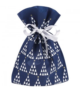 Sac tissé Joyeuses fêtes à composer