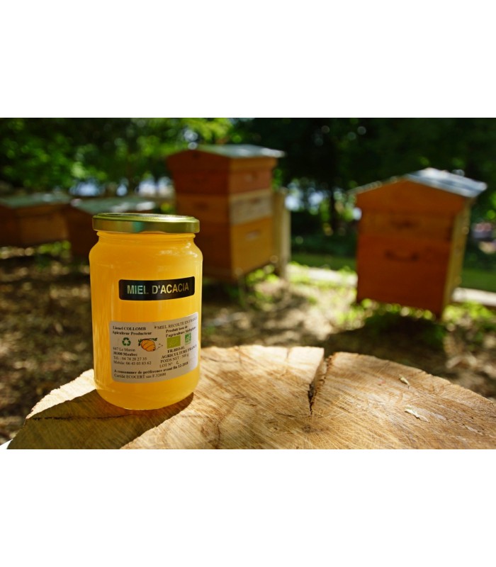 Miel d Acacia Bio 500 g, Vente Directe Producteur