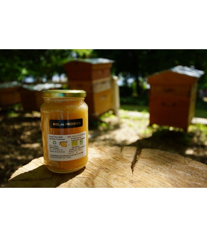 Miel de Garrigue Bio 500 g, Vente Directe Producteur